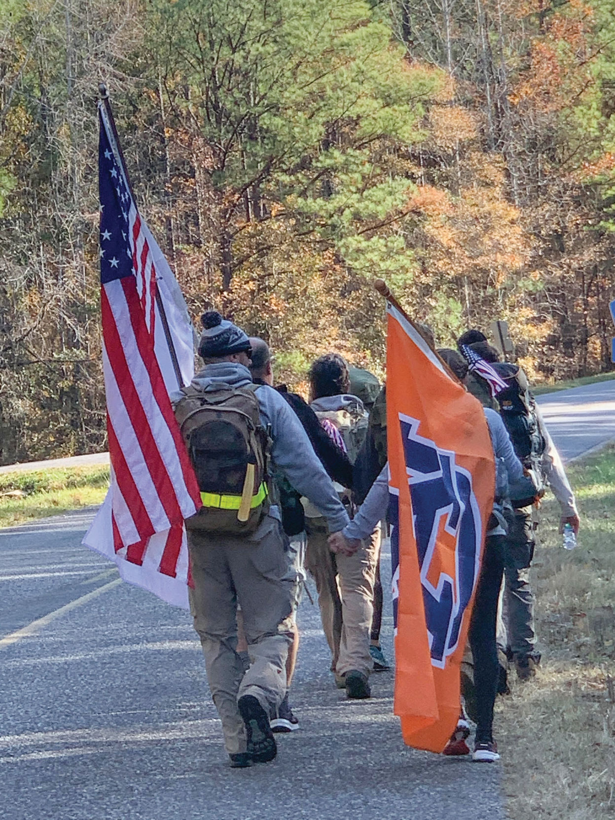 Veterans march Iron Ruck