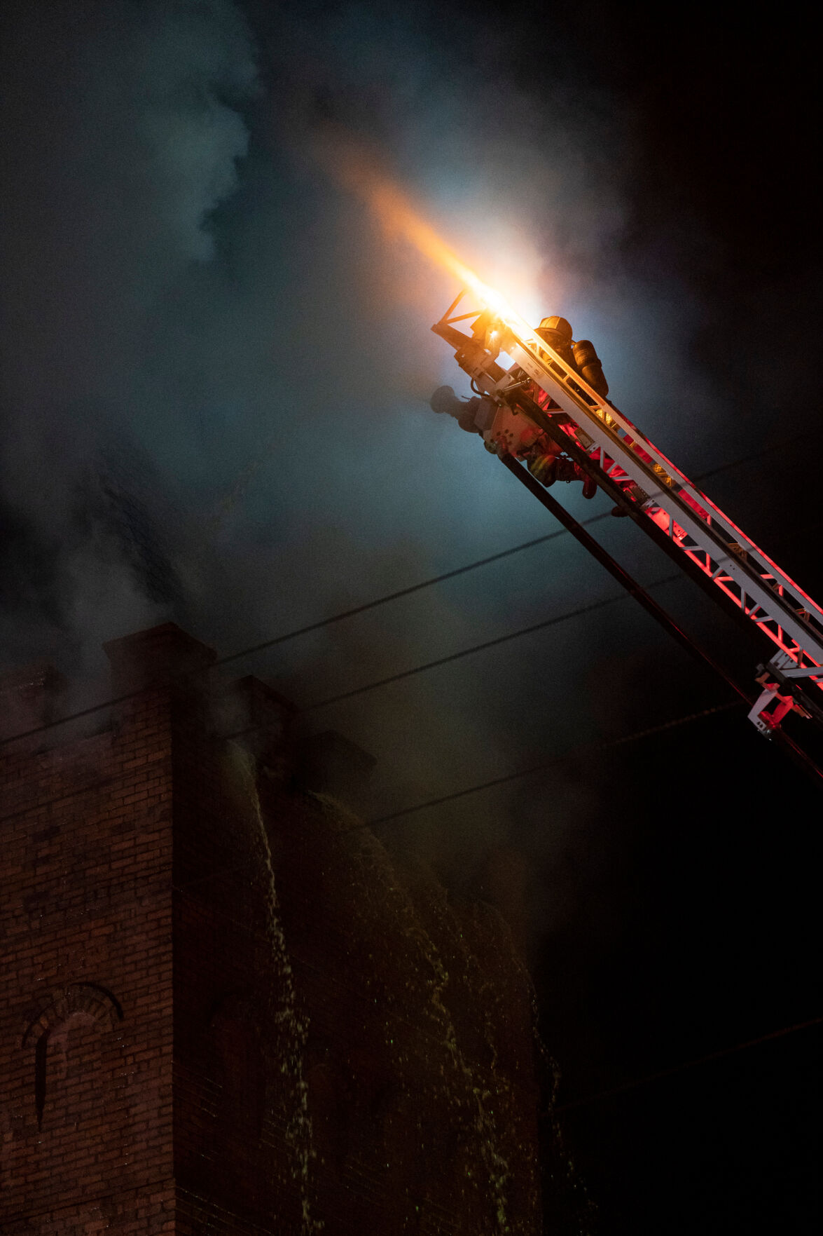 Fire at First United Methodist Church