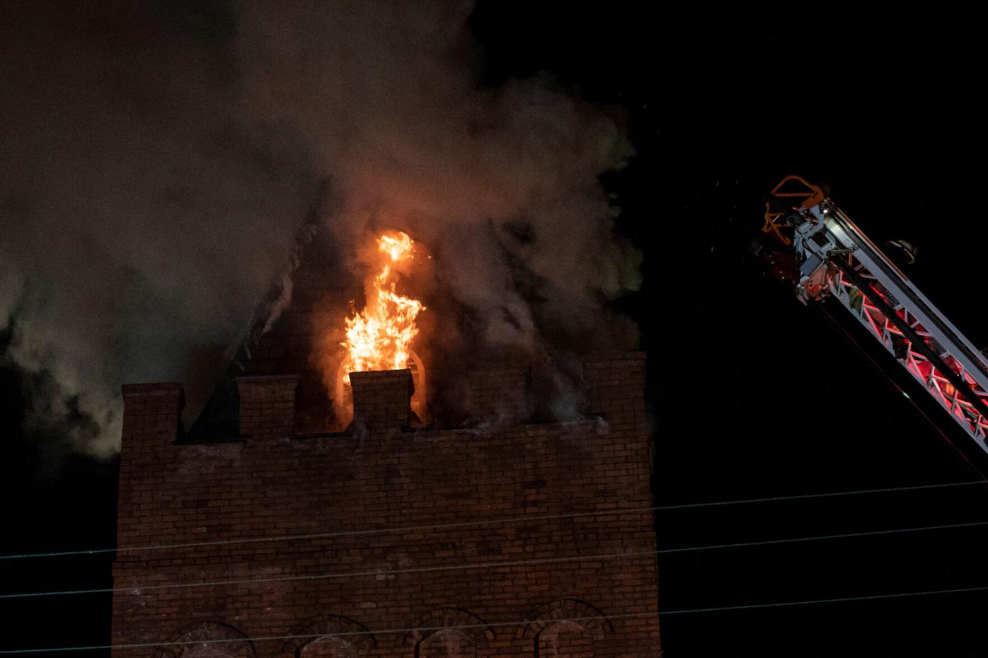 Fire at First United Methodist Church