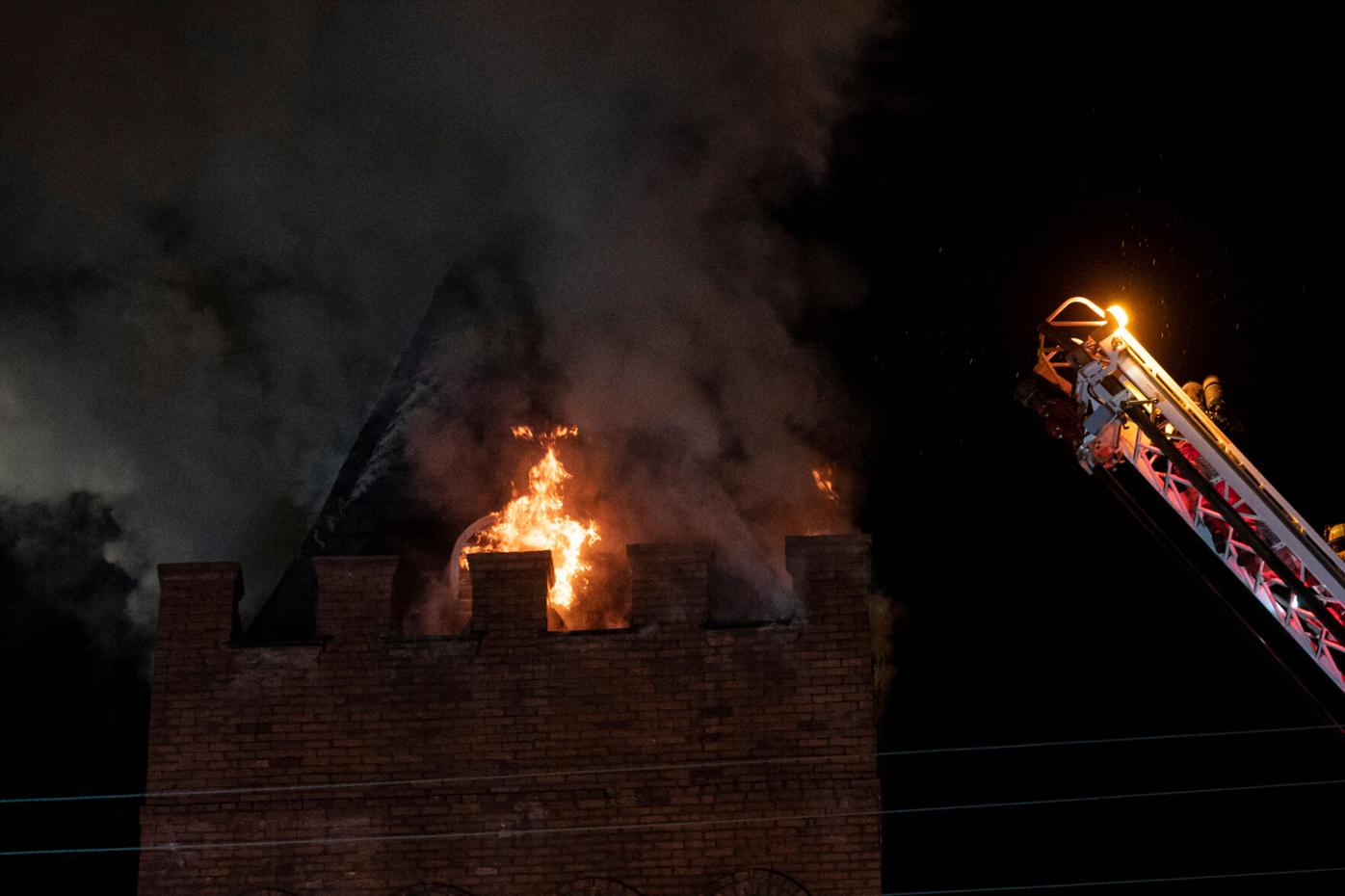 Fire at First United Methodist Church