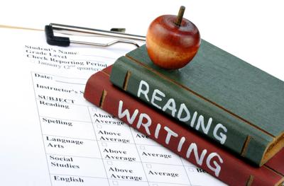 School Books and Report Card - STOCK