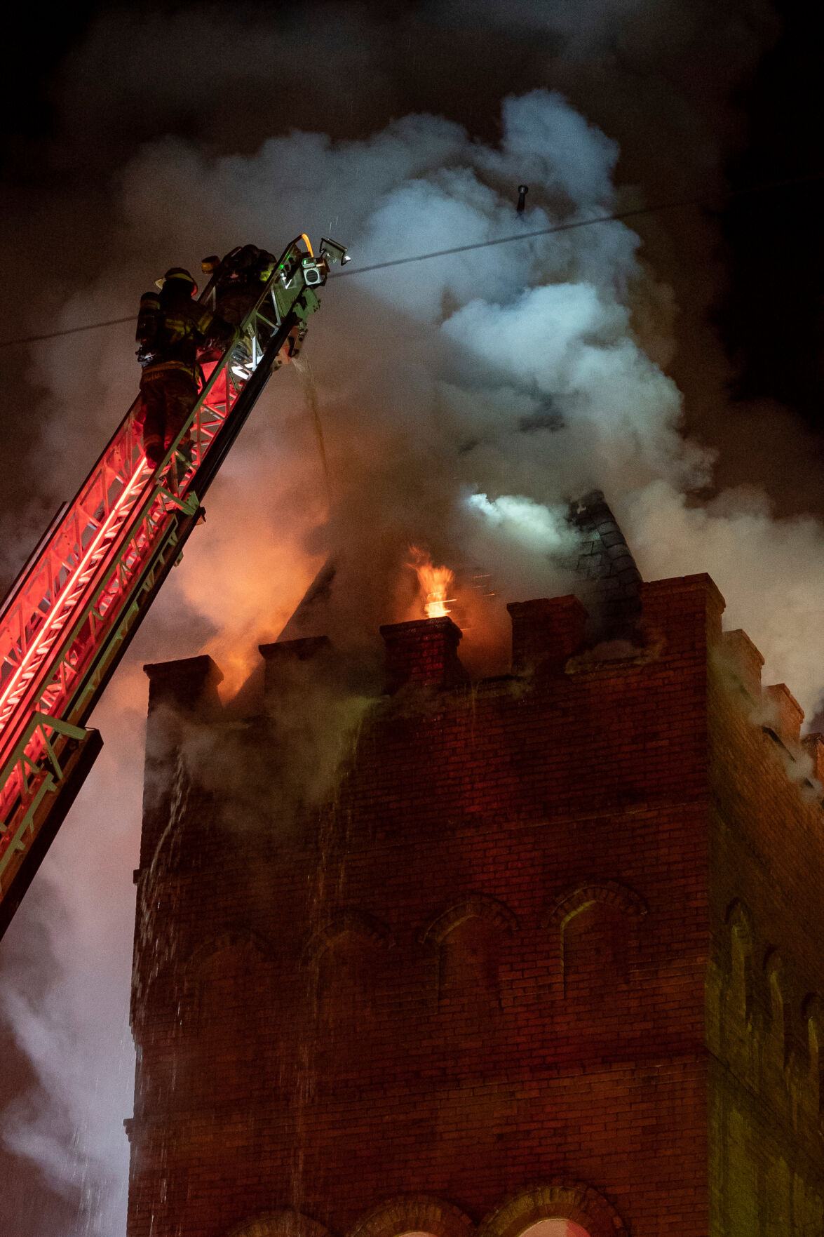 Fire at First United Methodist Church