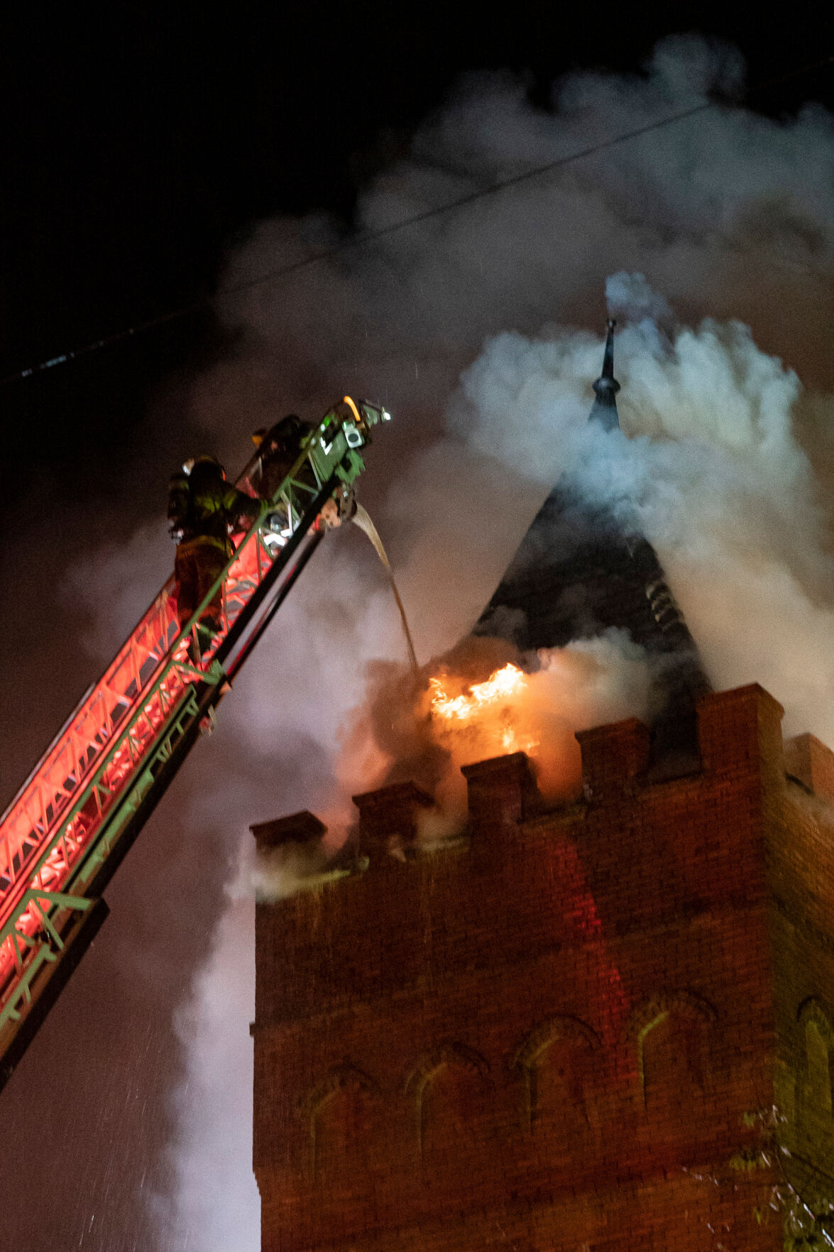 Fire at First United Methodist Church