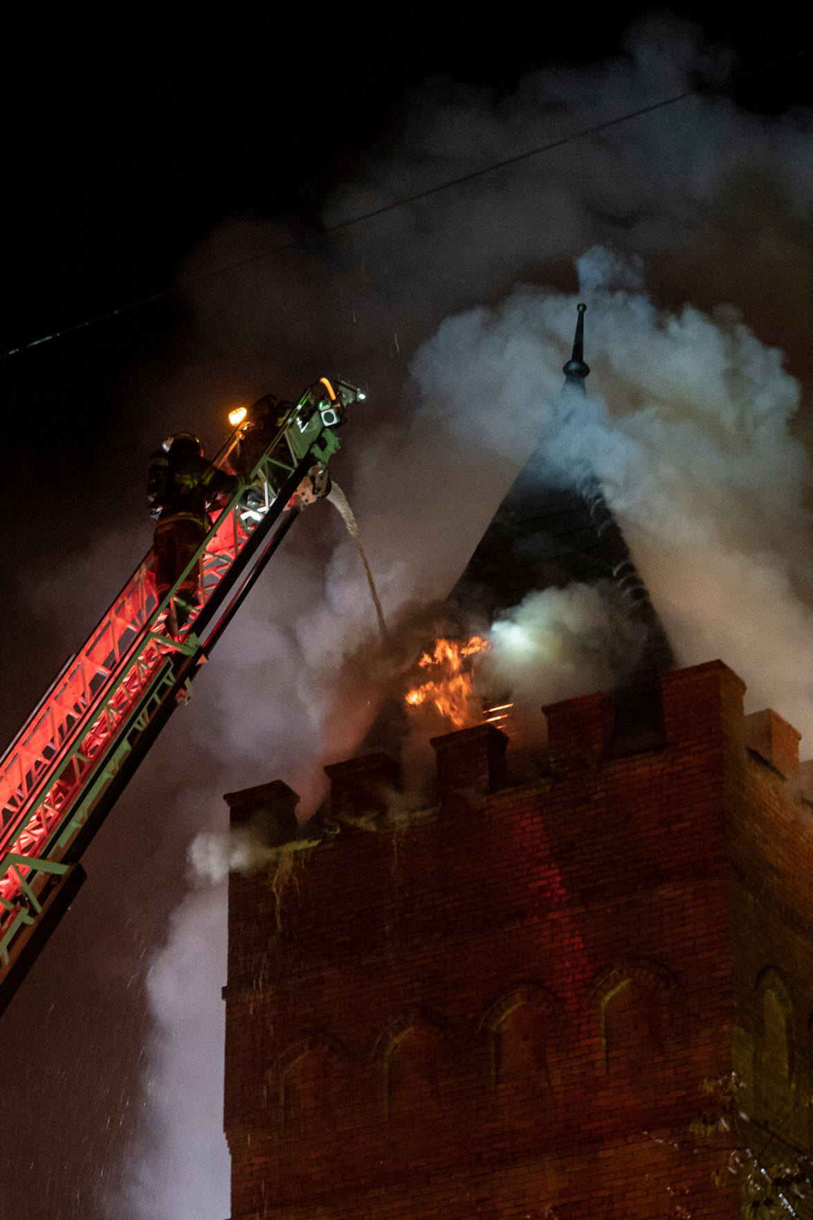 Fire at First United Methodist Church