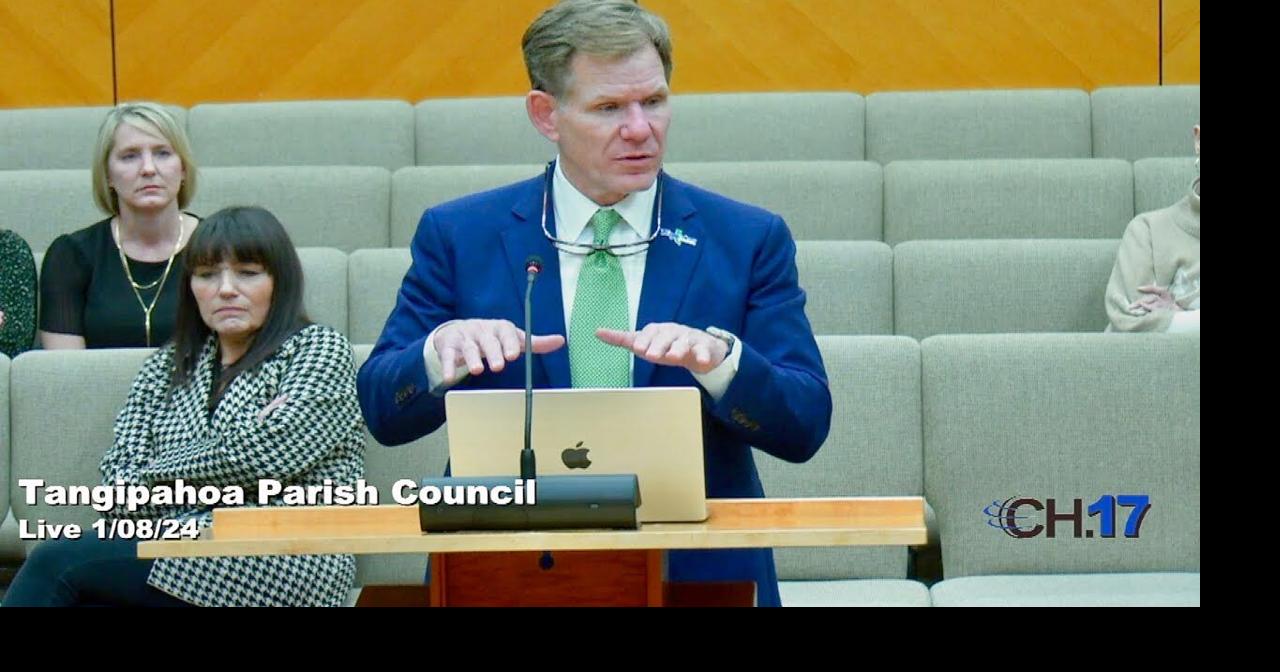 Tangipahoa Parish Council January 8, 2024 Public Meetings