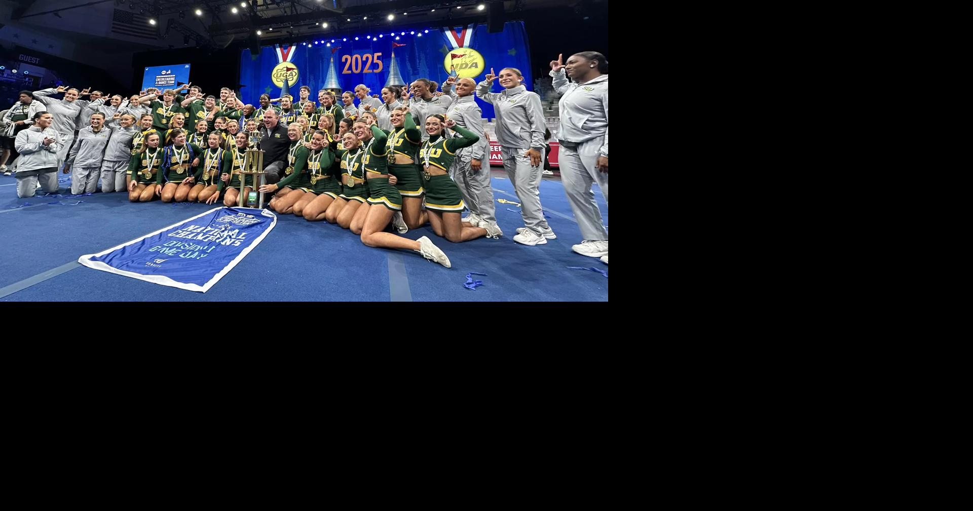 Cheer: SLU Cheerleaders Win Third Consecutive National Title; Lionettes ...