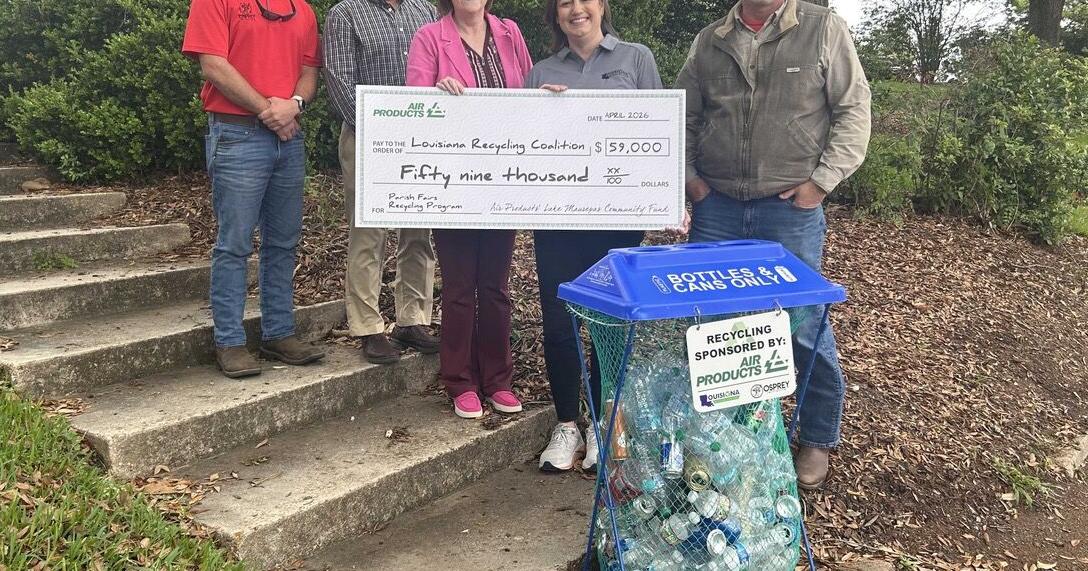 Air Products supports expanded recycling across local parishes through grant to Louisiana Recycling Coalition