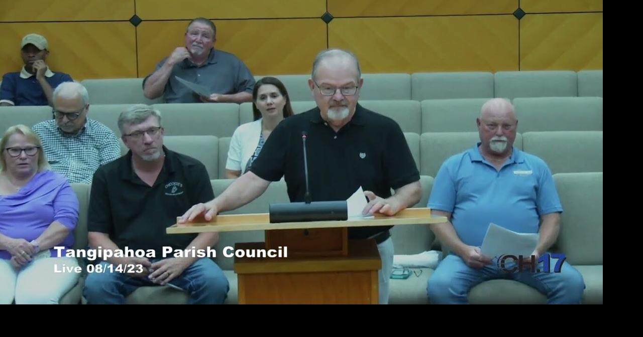 Tangipahoa Parish Council August 14, 2023 Public Meetings