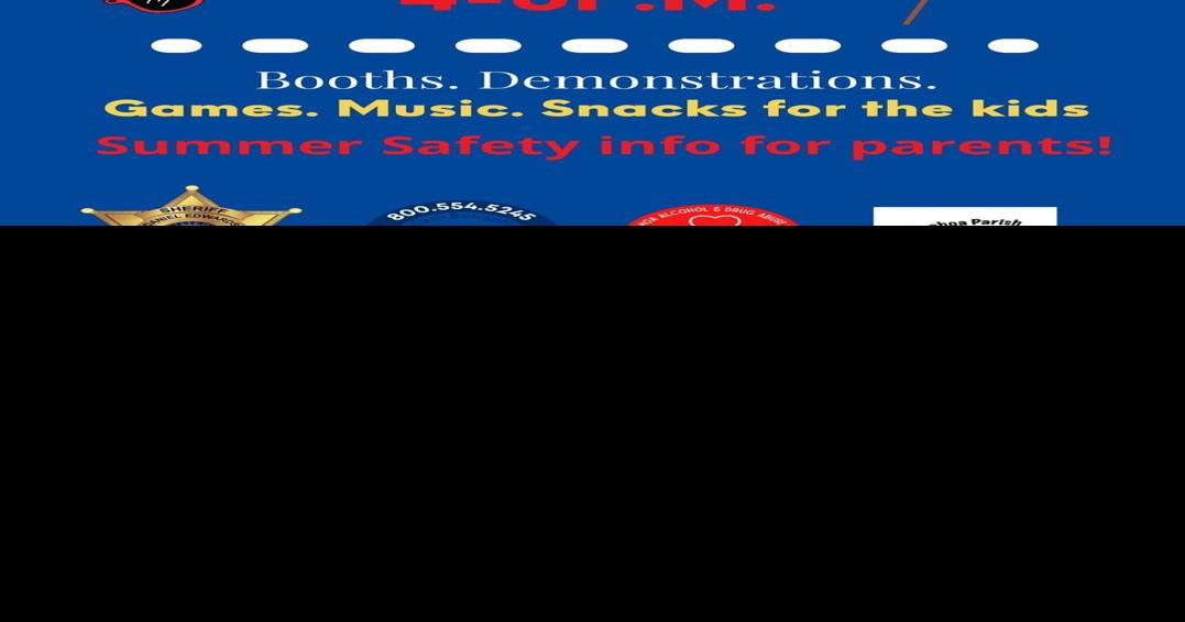 End of School Bash scheduled this Friday, May 19, at Zemurray Park in