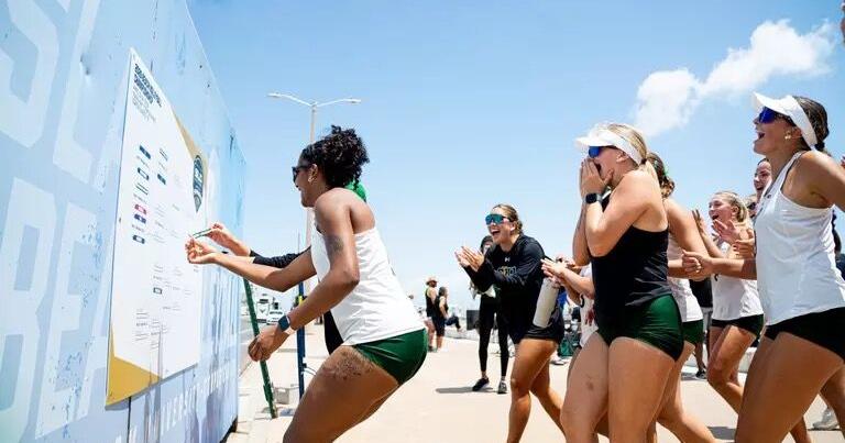 BEACH VB: SLU claims historic day one opening of SLC Championship Tournament