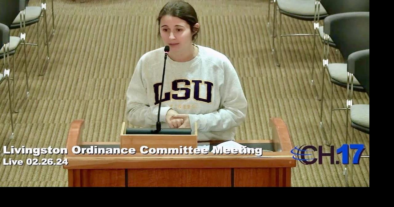 Livingston Parish Council Ordinance Committee February 26 2024