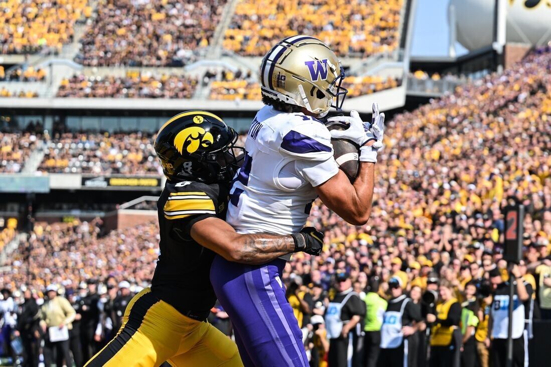 Kaleb Johnson (3 TDs), Iowa Run Over Washington 40-16 | National Sports ...