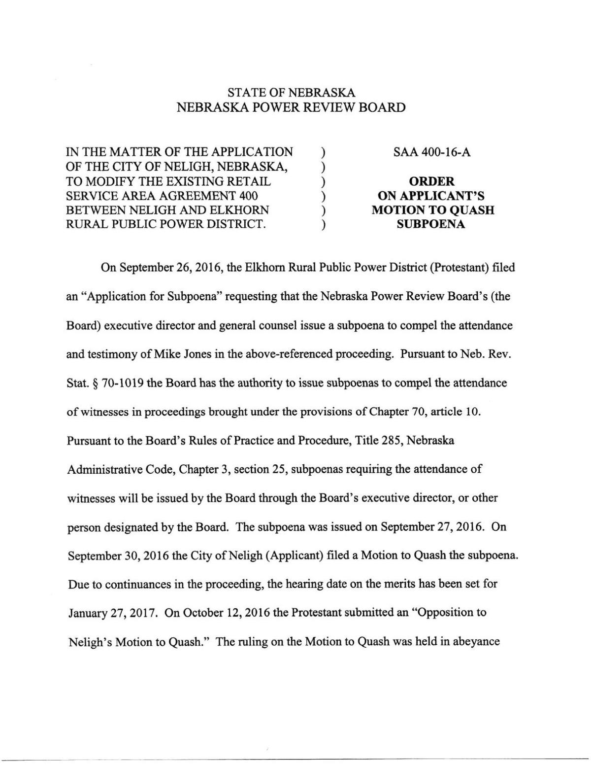 Motion to Quash antelopecountynews.com Motion to Quash antelopecountynews.com