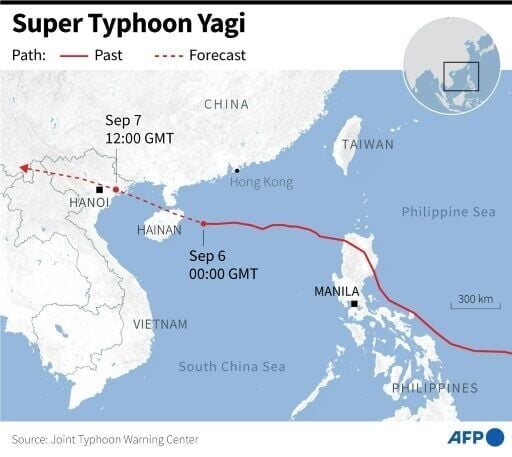 Super Typhoon Yagi slams into southern China, moves towards Vietnam ...