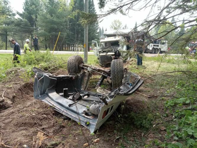 Man seriously injured following collision with tree just a mile from ...