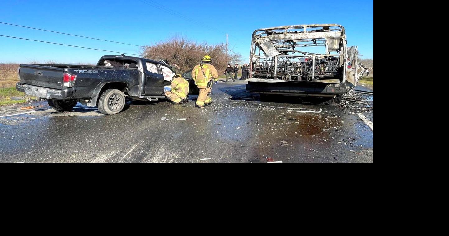 Six die near Corning when transit bus struck head on