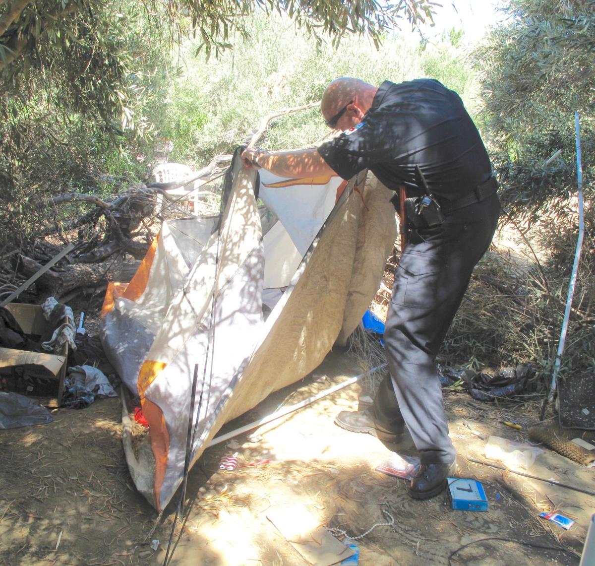 Homeless camps litter community Corning Observer