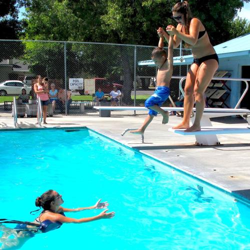 Staying cool in the pool Corning youths spend summer swimming