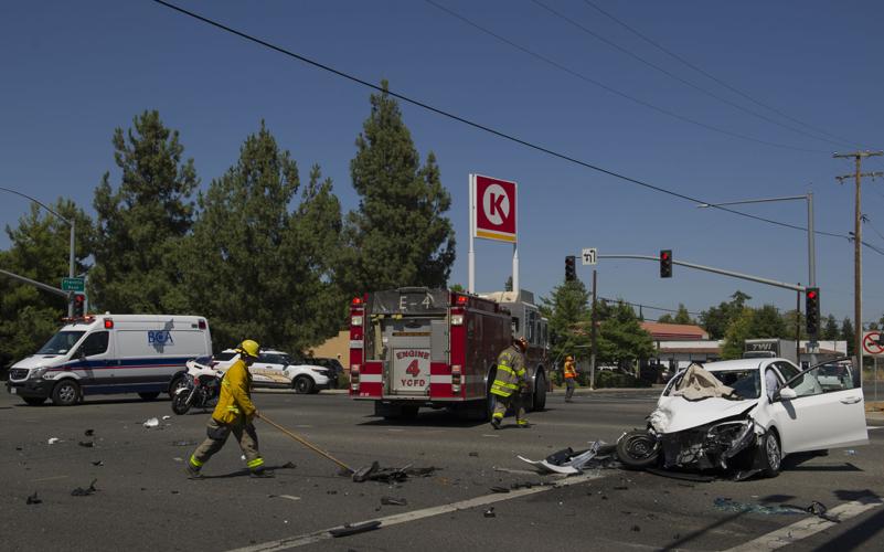 Stolen vehicle spree in Yuba City leads to series of serious crashes