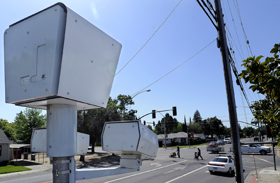 red light cameras roseville ca