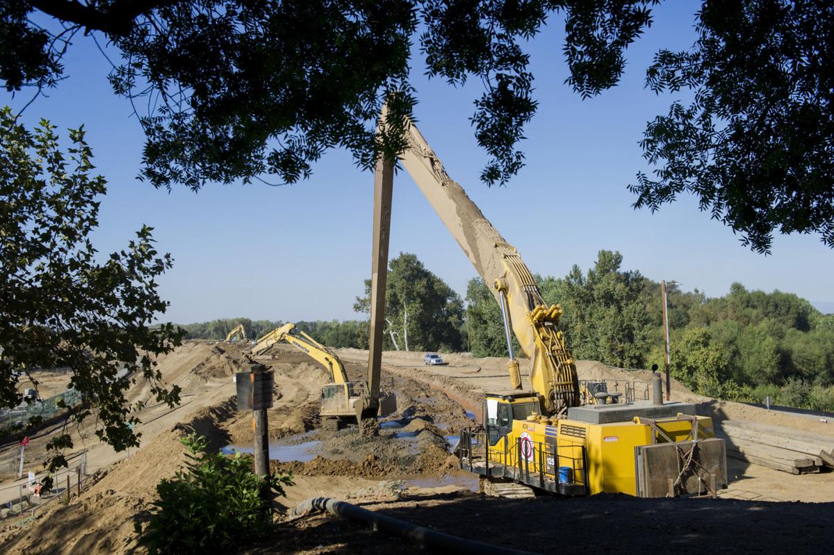Big machines big job for levee project News appeal democrat com
