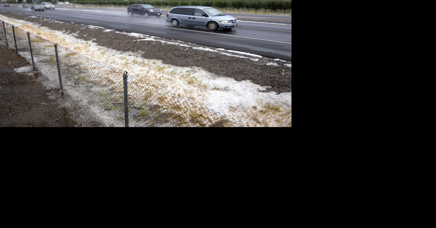 Hail hammers orchard crops in Thursday storm News