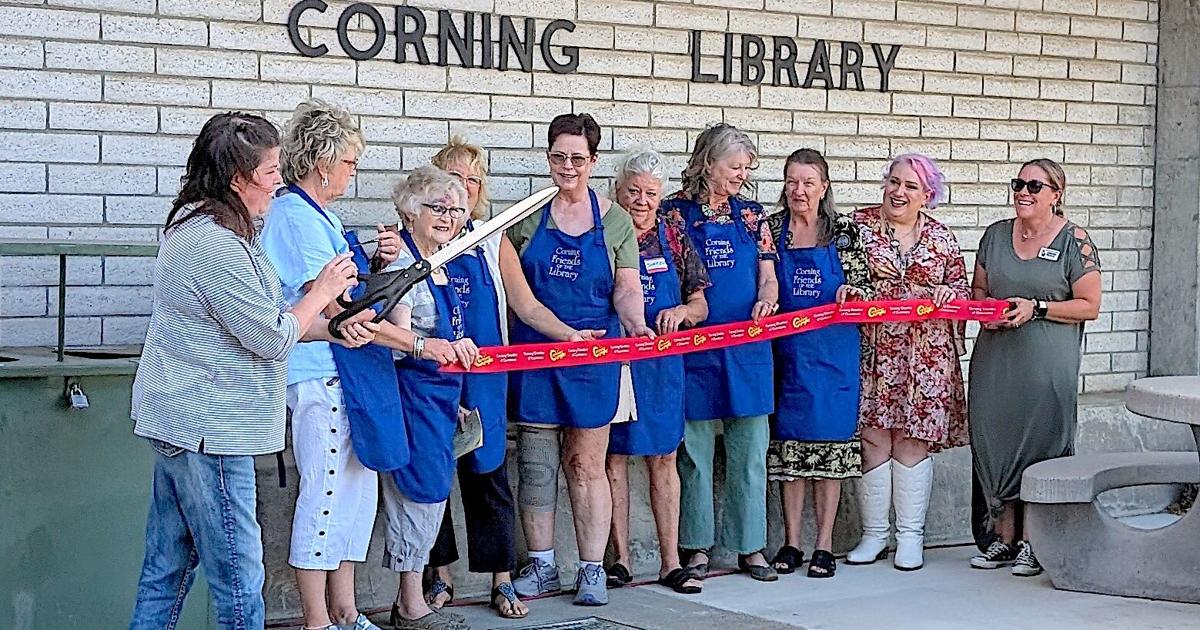 Ribbon-cutting ceremony celebrates Corning Library re-opening