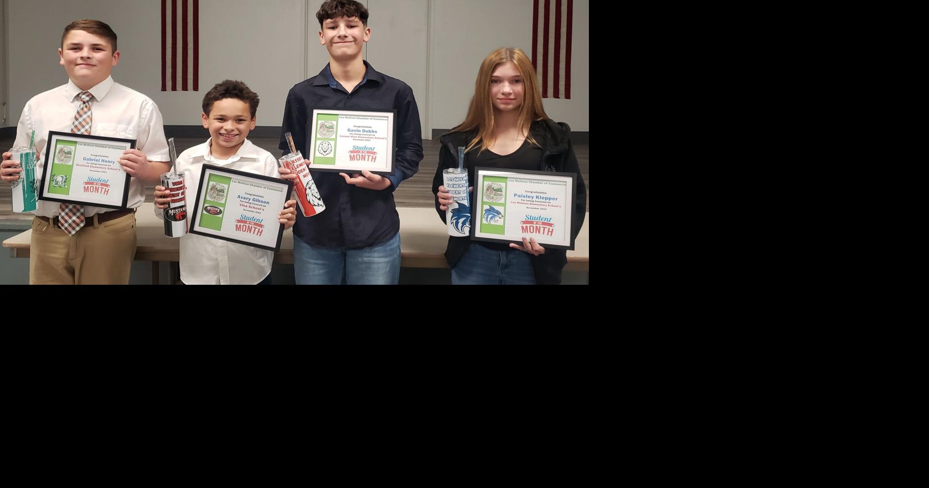 Los Molinos Chamber of Commerce honors area students Corning Observer