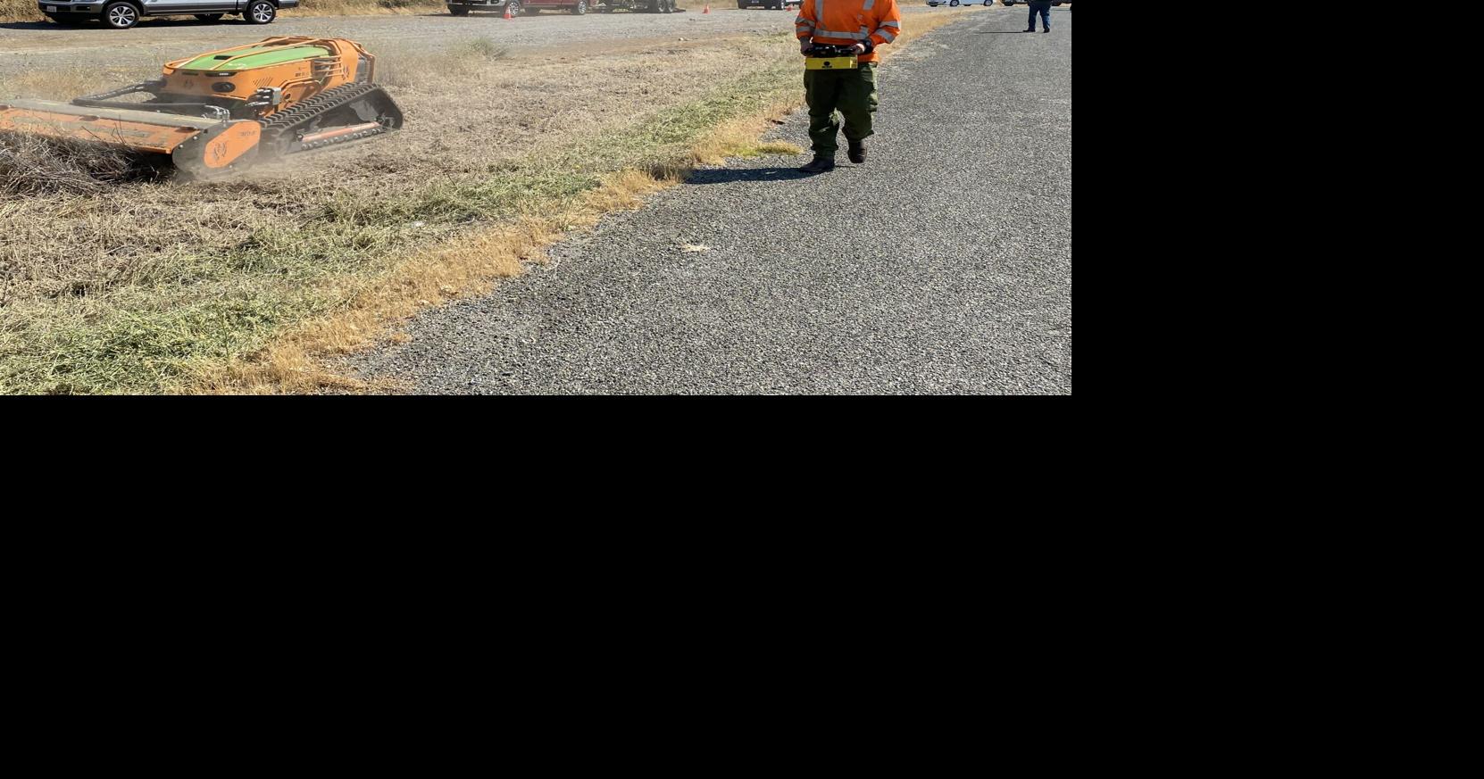 PG&E remotely operated masticator demonstrated in Flournoy | Corning ...
