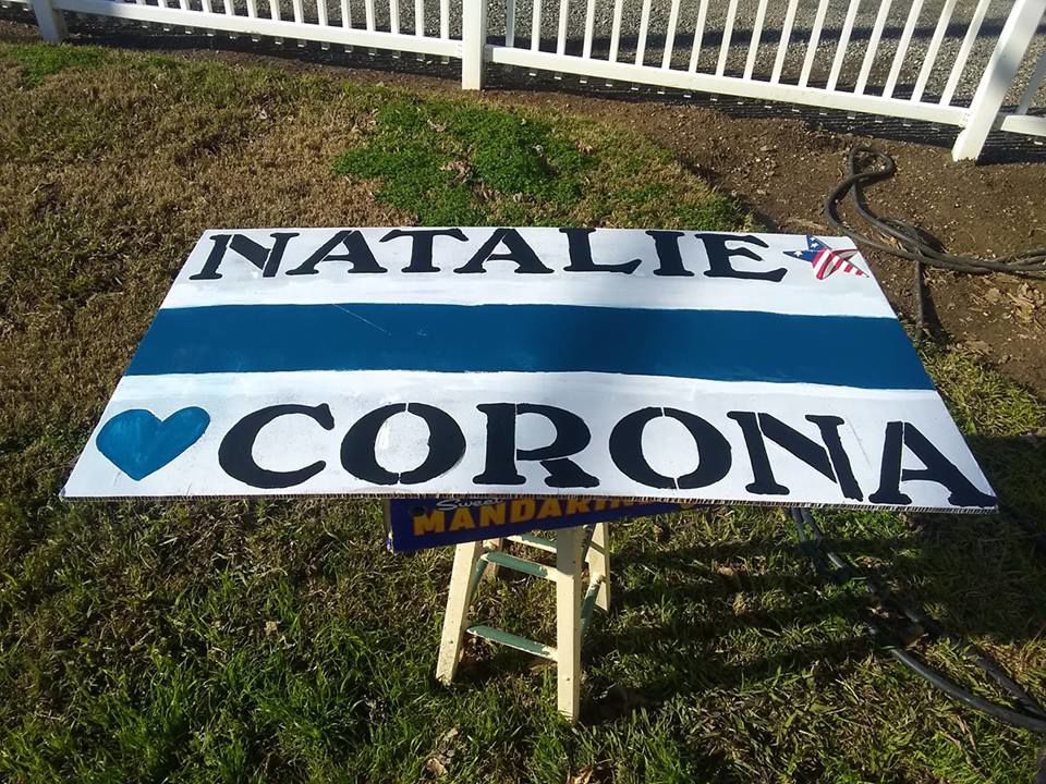 Locals put up blue ribbons, flowers in honor of Natalie ...