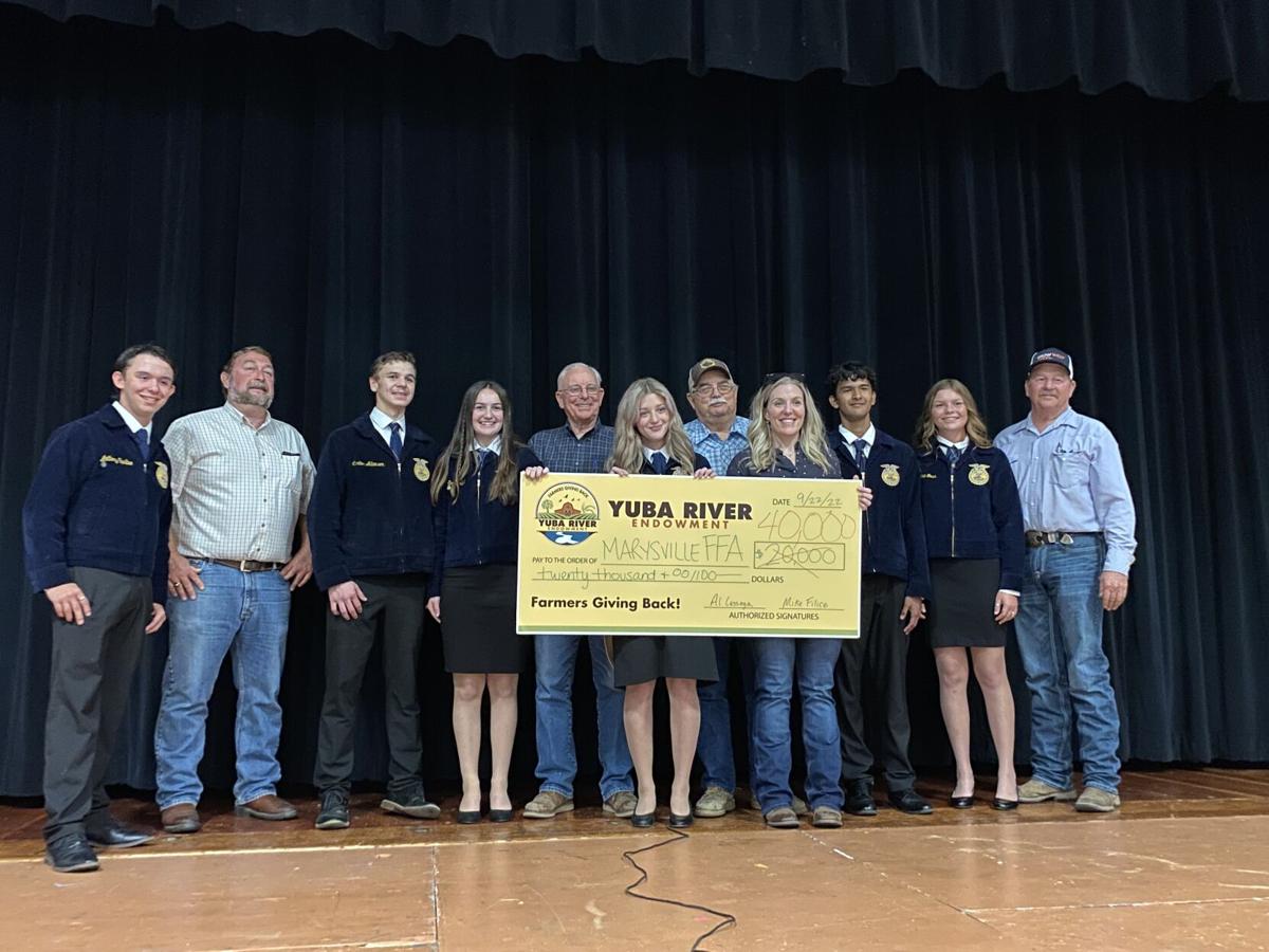 Yuba River Endowment donates thousands to FFA, Yuba College News