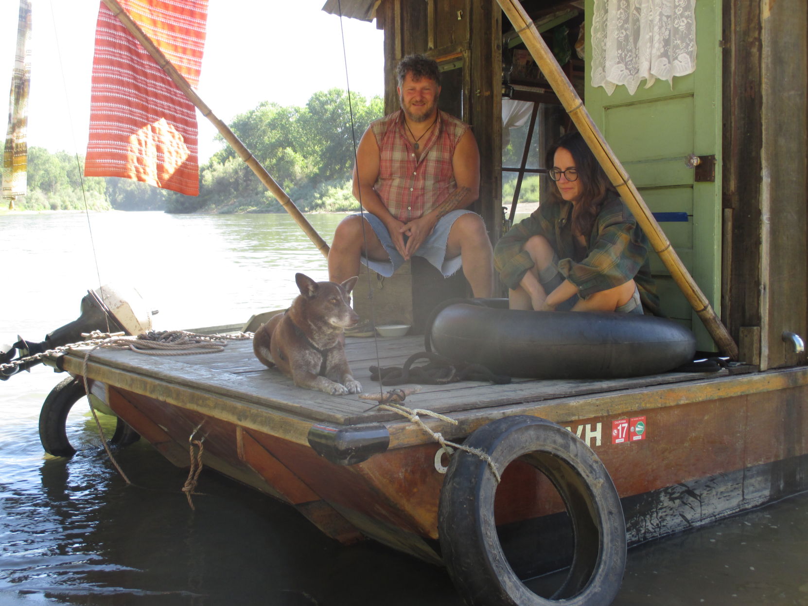 Storytellers at the Columbia River by Nancy Danielson Mendenhall