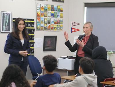 Willows Intermediate School welcomes chief justice judge to campus