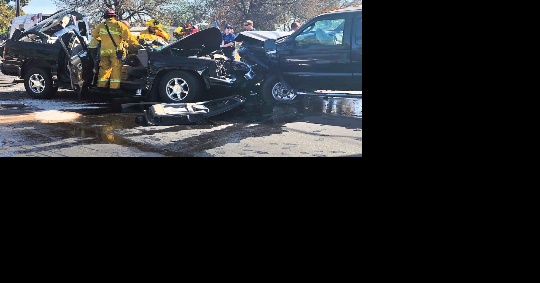 Firefighters cut man out of SUV after head-on crash | News | appeal ...