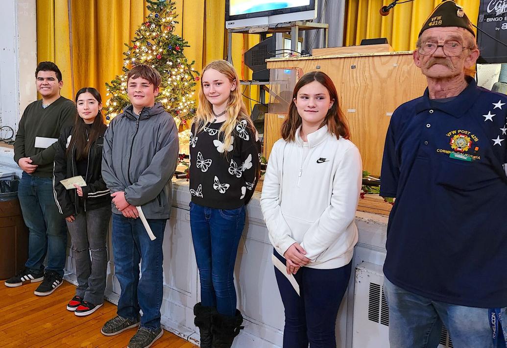 Corning VFW awards Patriot Pen, Voice of Democracy winners Corning Observer