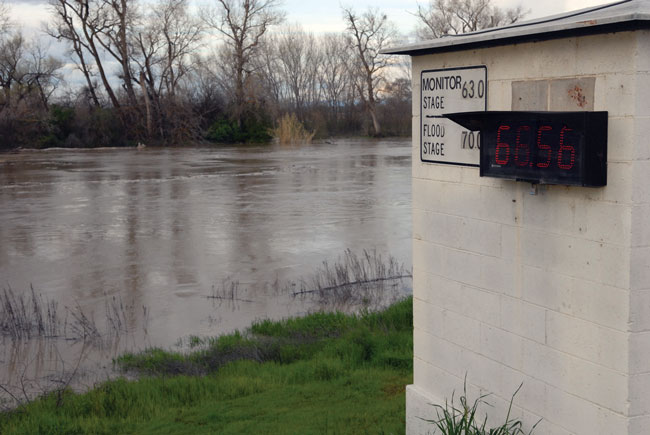 River high but not at flood levels News appeal democrat