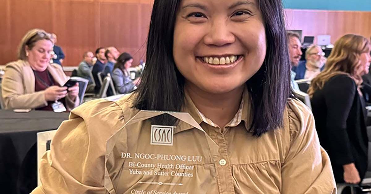 Dr. Luu, bi-county health officer, gets statewide award