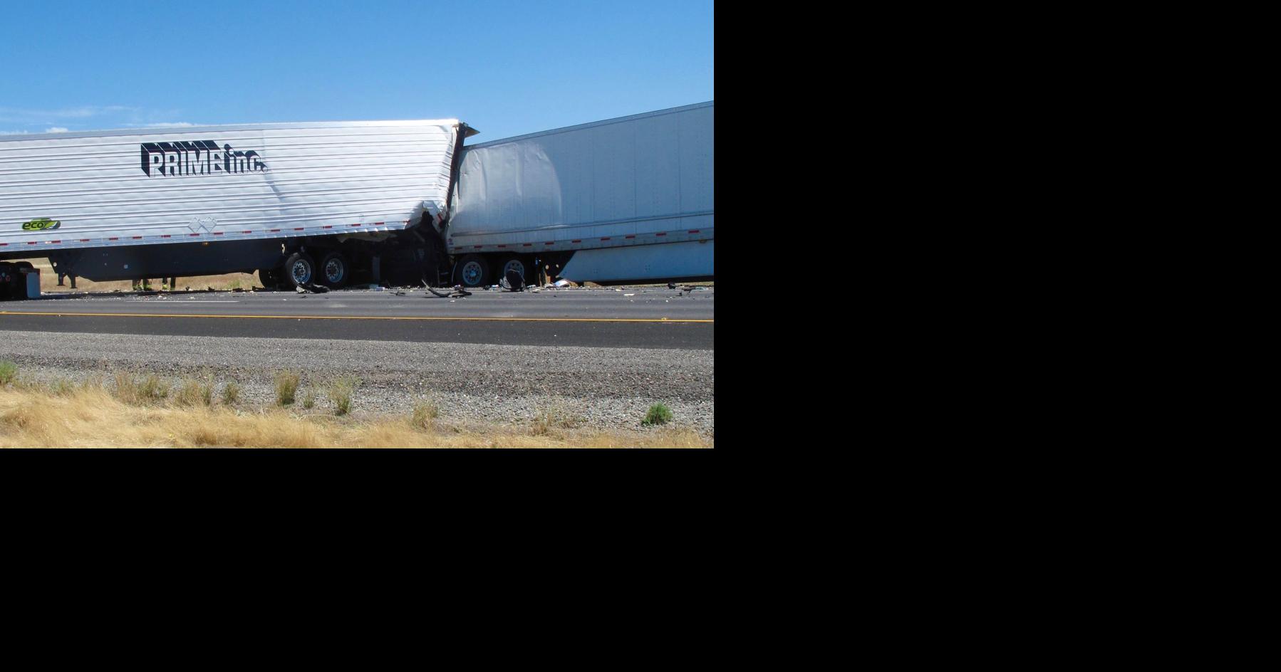 Major injuries in multiple big rig crash on I5 Corning Observer