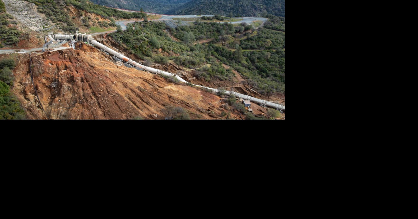 Water agency surveys damage from penstock failure at power plant