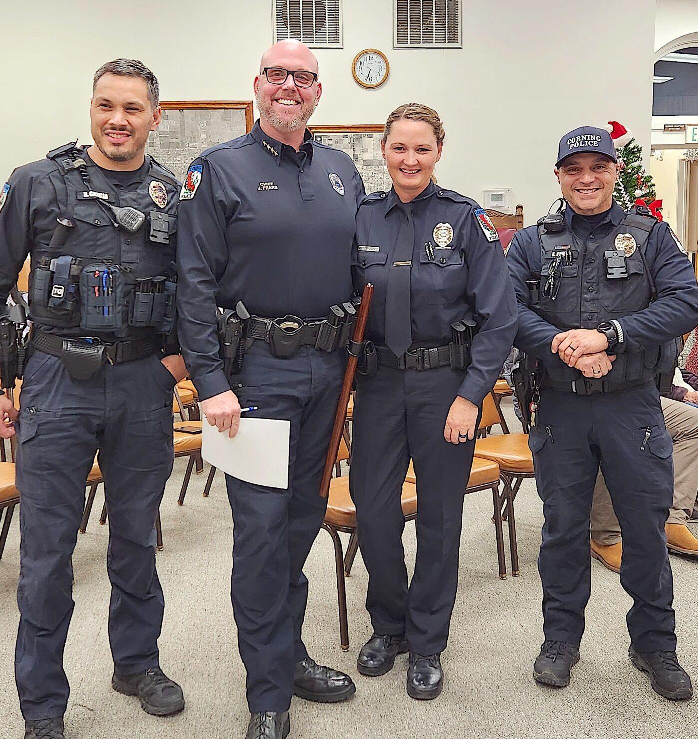 Corning new police officer, first female in 10 years Corning