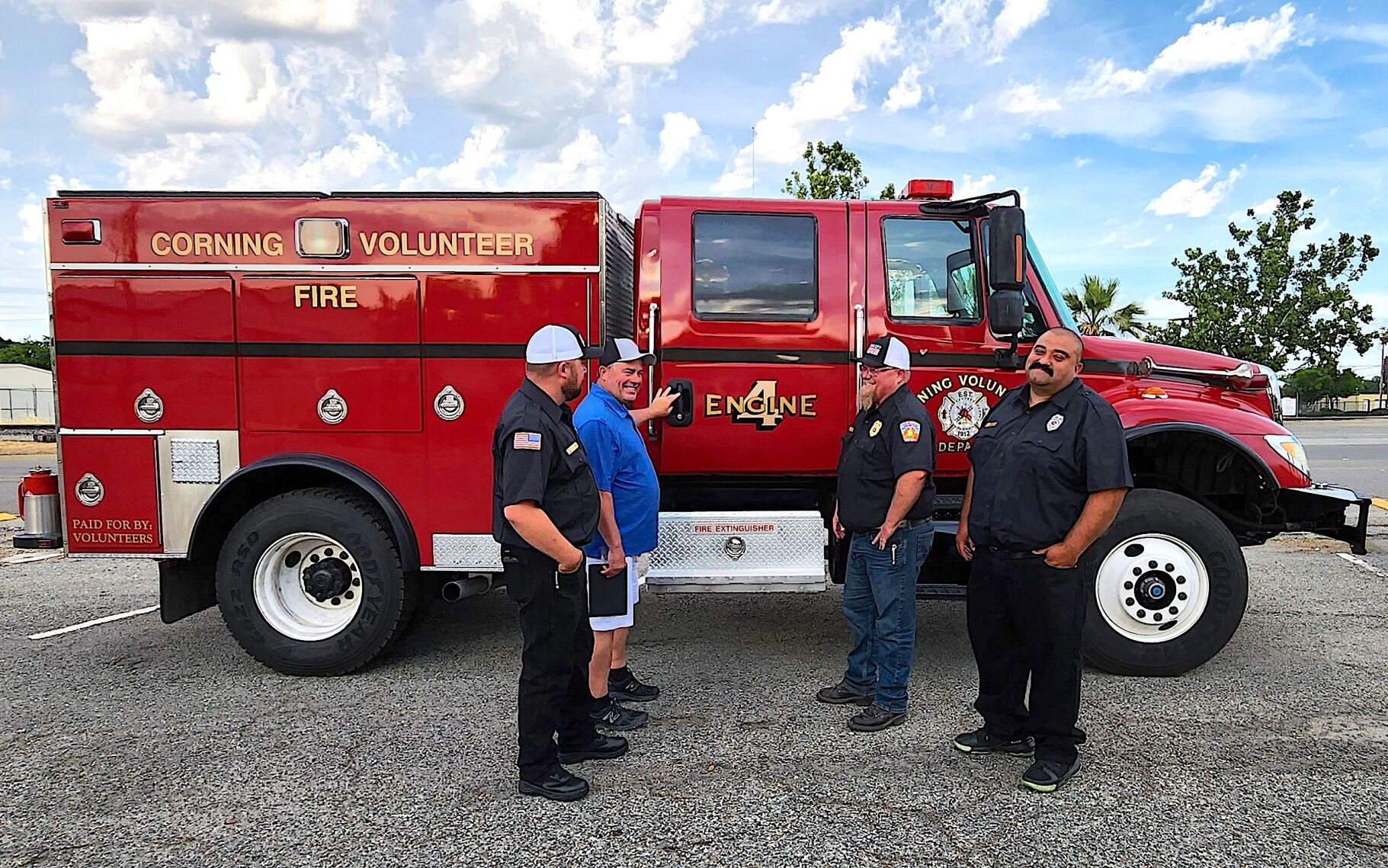 Corning Volunteer Firefighters Purchase New Fire Engine Corning 