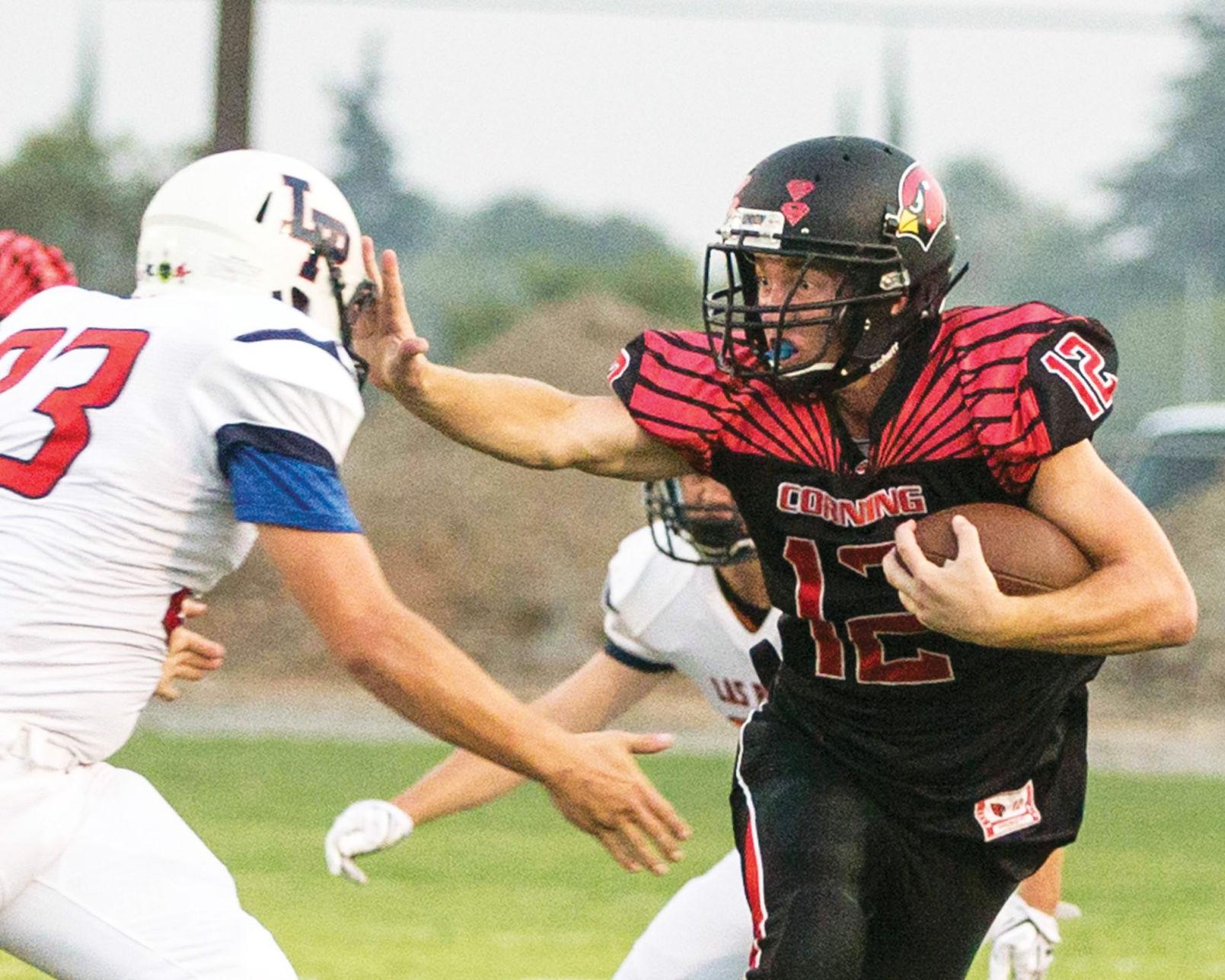Prep Football Corning rushes its way to first win of the season
