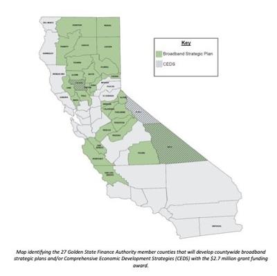 California Rurality Map California Rural Counties awarded $2.7 million to support broadband ...