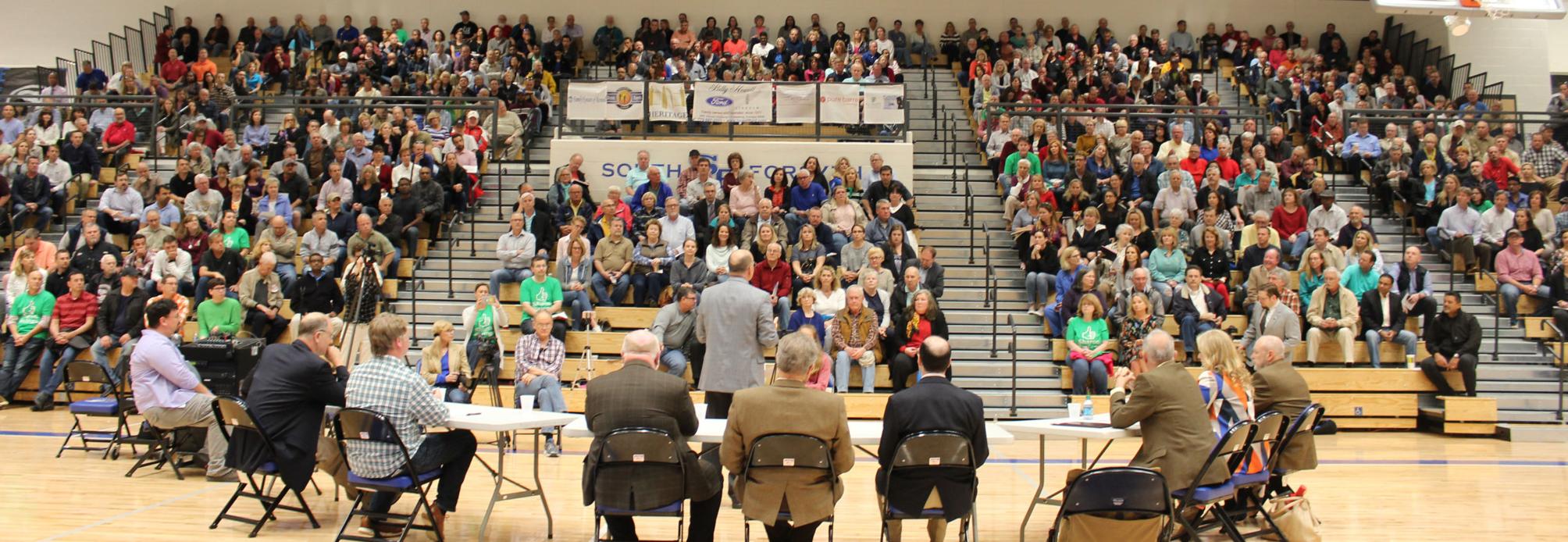 Sharon Springs town hall sheds light from both sides Forsyth News