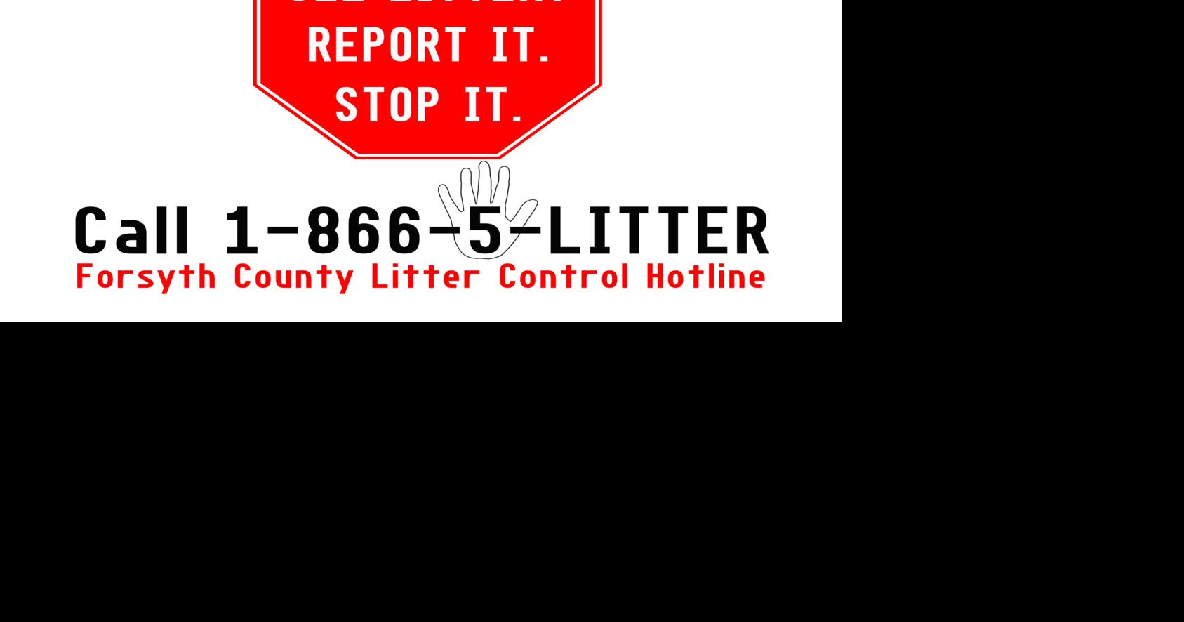 KFCB launches Forsyth County litter control hotline | Archives ...