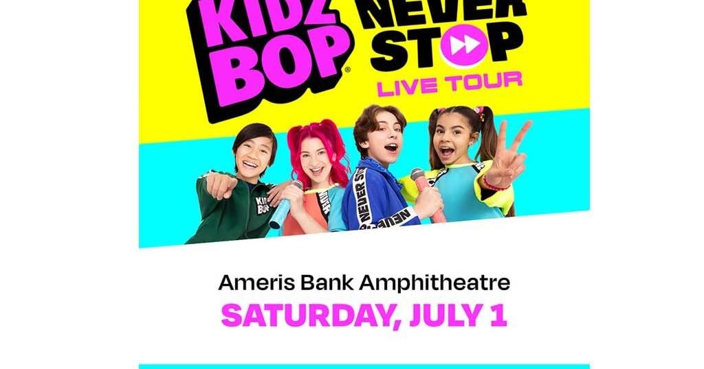 KIDZ BOP Never Stop Live Tour! Calendar
