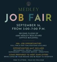 Medley mixed-use center holding Wednesday job fair