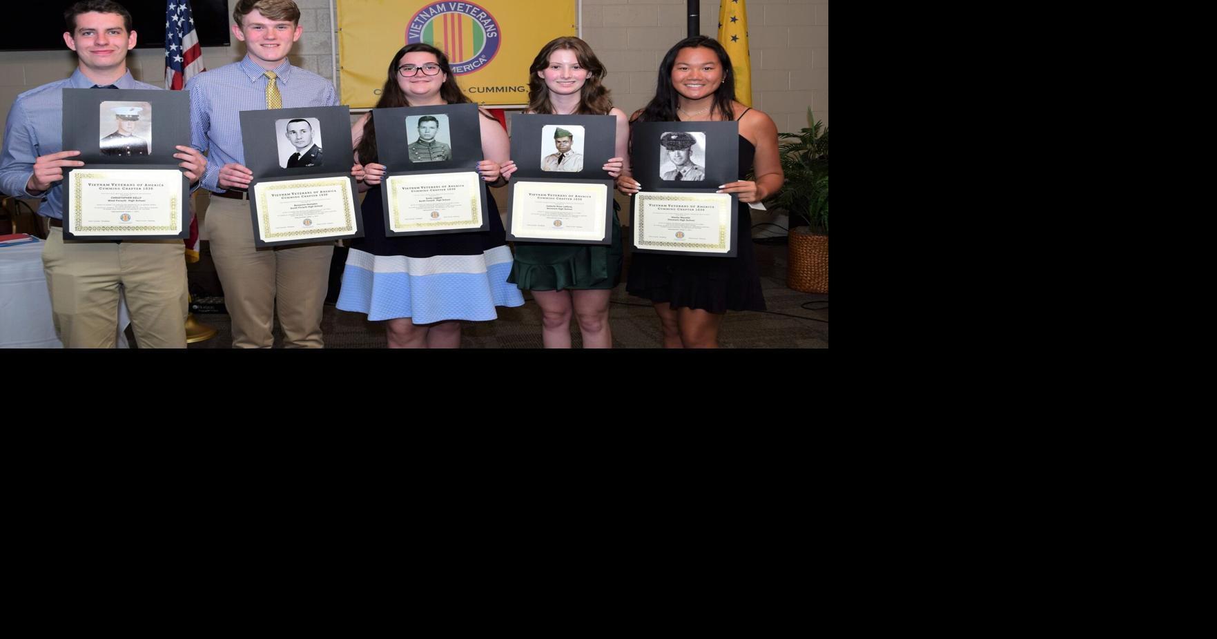 Vietnam veterans group awards five scholarships | Forsyth News ...