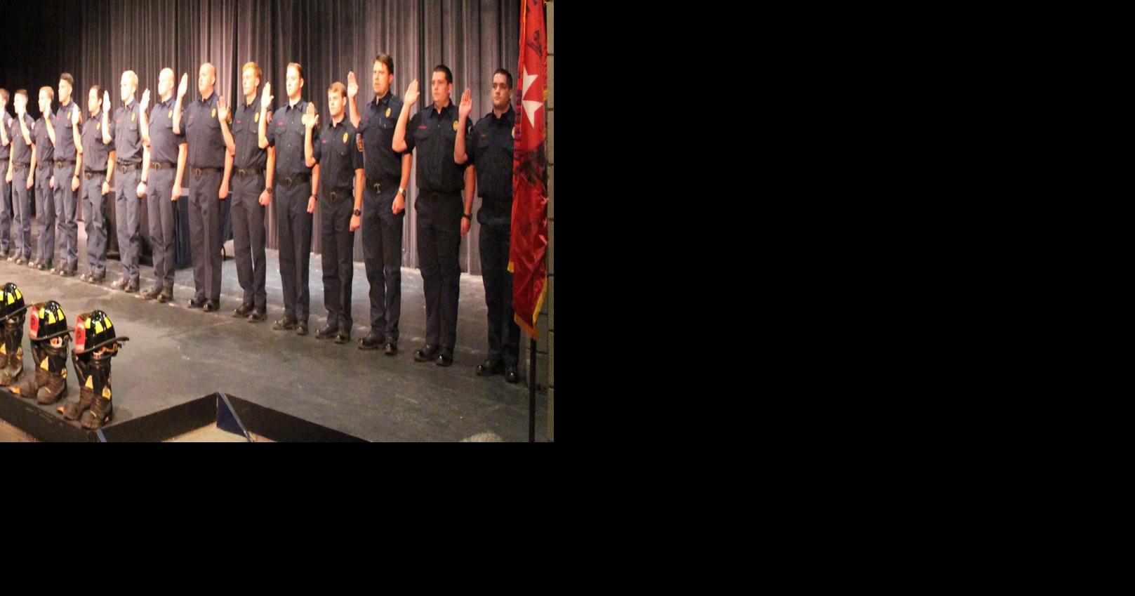 FCFD recognizes and promotes personnel, graduates recruit class ...
