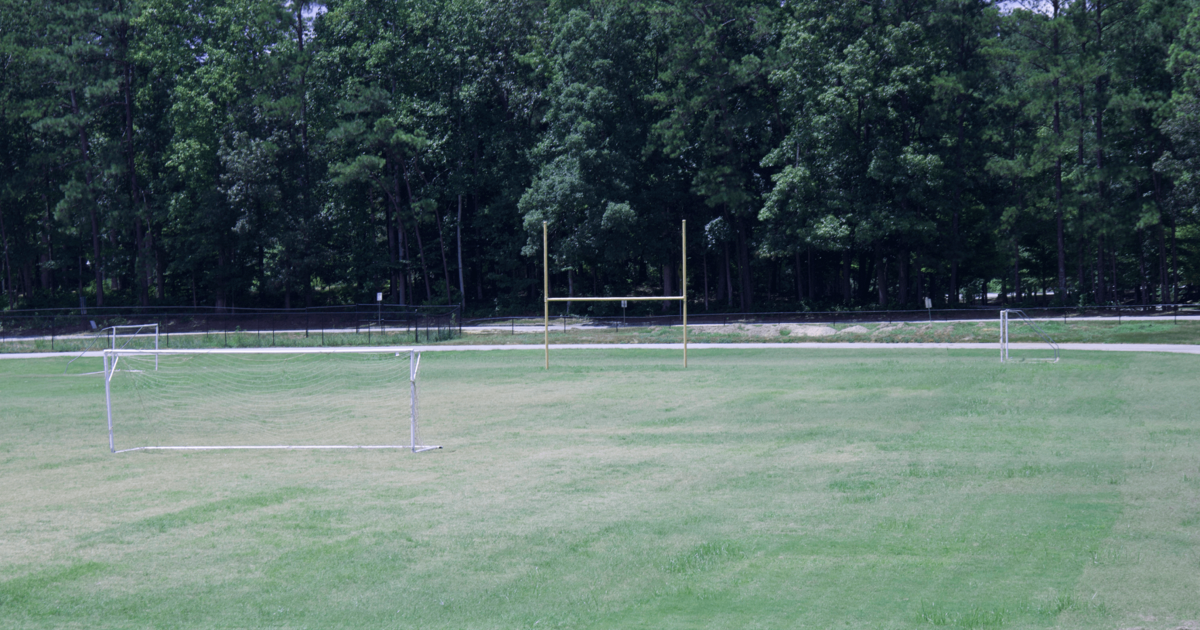 New grass sets in at Dunwoody's Peachtree Middle School with fencing
